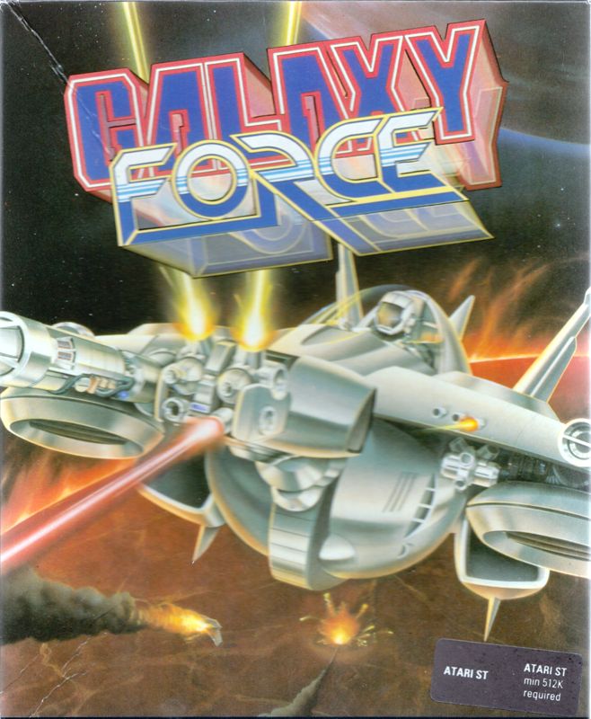 Galaxy Force box art for Atari ST